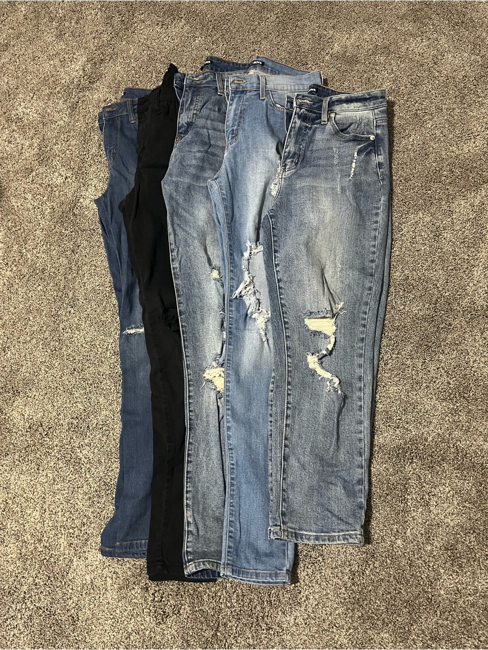 Women's Distressed Jeans
